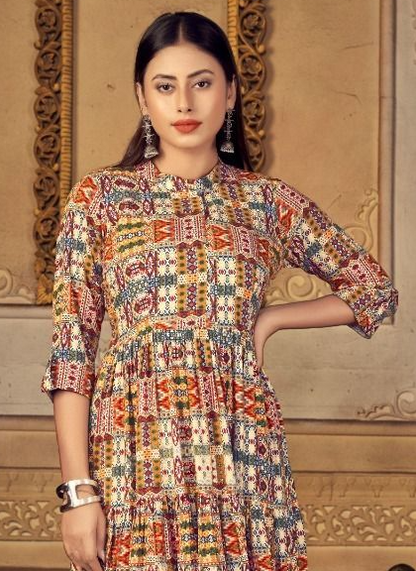 Women Beautiful Digital Print Anarkali Kurti