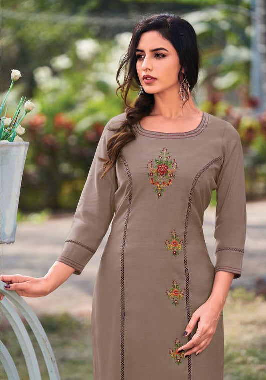 Brown Kurti