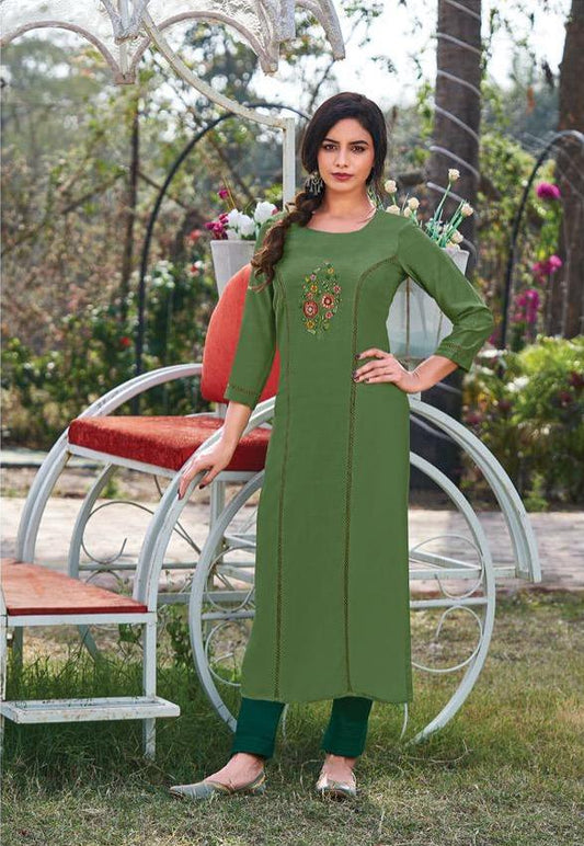 Green Kurti