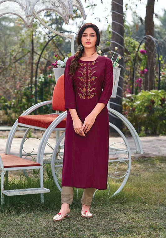 Maroon Kurti