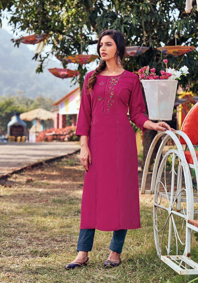 Pink kurti