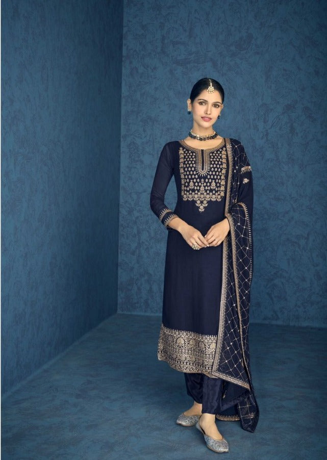 Blue Salwar Suit