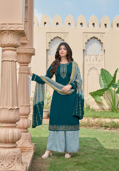 Designer kurti with palazzos