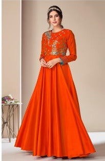 Orange Maxi Gown