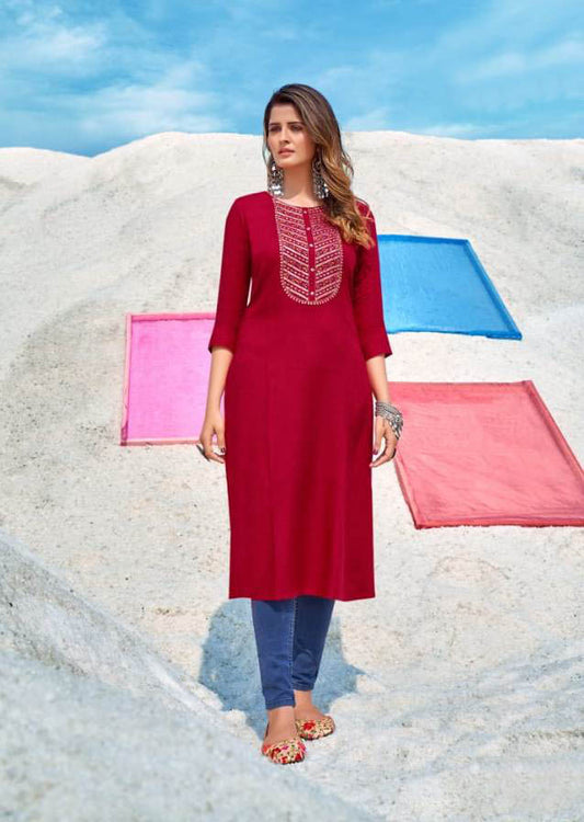 Red Kurti