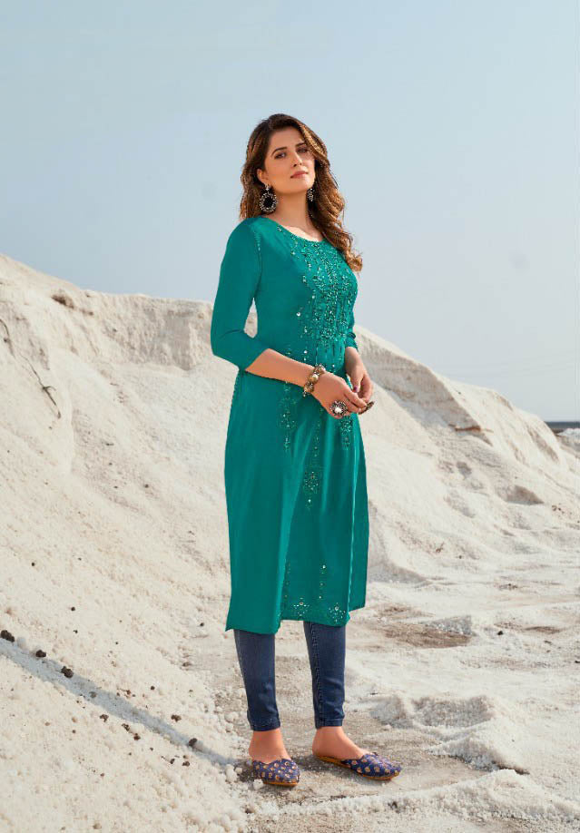 Blue Kurti