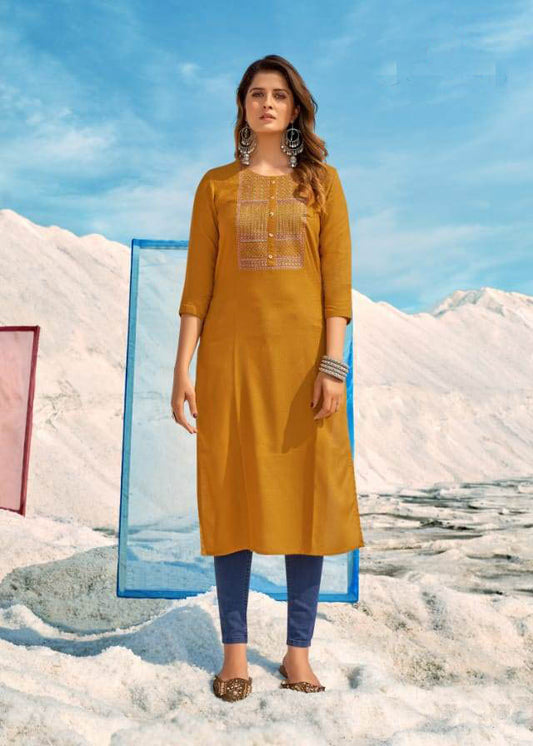 Yellow Kurti